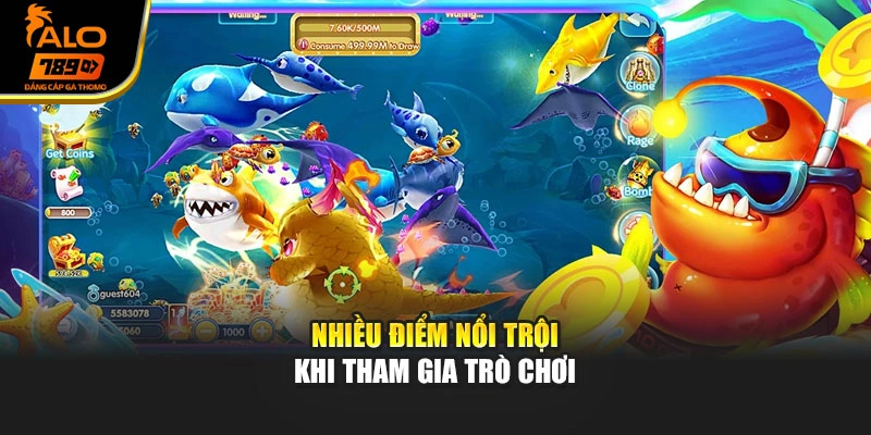 Nhiều điểm nổi trội khi tham gia trò chơi